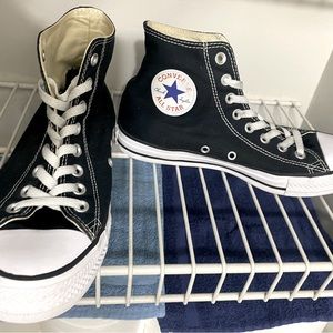 Black High top Converse Sneakers